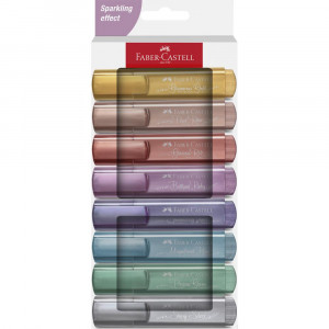 TEKSTMARKER FABER CASTELL 46 METALIC SET 8/1