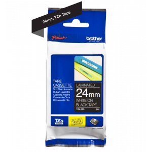TRAK ZA NALEPKE BROTHER P-TOUCH LAMINIRAN ČRN-BEL 24mm TZe-355