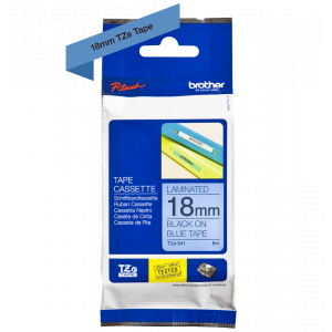 TRAK ZA NALEPKE BROTHER P-TOUCH LAMINIRAN MODER-ČRN 18mm TZe-541