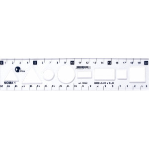 RAVNILO NOMA 1 TRISO 20cm PROZORNO