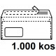 KUVERTA AMERIKANKA 110x230 LEVO OKNO TRAK BELA1000/1
