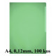 BARVNA L MAPA A4 0,12mm HRAPAVA DURABLE 2337 100/1 ZELENA
