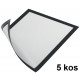 OKVIR ZA LETAKE DURAFRAME MAGNETIC 4869 A4 ČRN 5/1