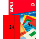 ETIKETE 70x37 APLI 01593 RDEČE 20/1