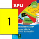ETIKETE 210x297 A4 APLI 02878 FLUORESCENTNO RUMENE 20/1