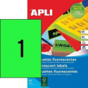 ETIKETE 210x29 A4 APLI 02881 FLUORESCENTNO ZELENE 20/1