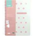 BLOK ŠPIRALNI A4 MALI KARO PP PLATNICE STREET PAD PASTEL PINK