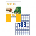 ETIKETE ODLEPLJIVE 25,4x10 SOREX 106025010 100/1