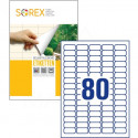 ETIKETE ODLEPLJIVE 35,6x16,9 SOREX 106035016 100/1