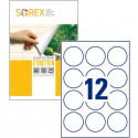 ETIKETE OKROGLE 60mm SOREX FI60 100/1