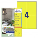 ETIKETE 105x148 AVERY ZWECKFORM 3459 RUMENE 100/1