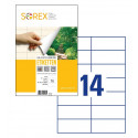 ETIKETE 105x42,3 SOREX 105042 100/1