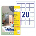 ETIKETE 45x45mm AVERY ZWECKFORM 6252-10 10/1