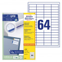 ETIKETE 48,5x16,9 AVERY ZWECKFORM 3667 100/1