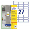 ETIKETE 63,5x29,6mm AVERY ZWECKFORM L7874-20 20/1