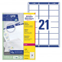 ETIKETE 63,5x38,1mm AVERY ZWECKFORM L7160-100 100/1