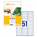 ETIKETE 70x16,9 SOREX 070016 100/1