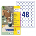 ETIKETE OKROGLE 30mm AVERY ZWECKFORM 6223-10 10/1
