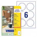 ETIKETE OKROGLE 80mm AVERY ZWECKFORM 6229-10 10/1