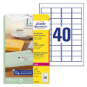 ETIKETE POLIESTER 45,7x25,4 AWERY ZWECKFORM L4770-25 MAT PROZORNA 25/1