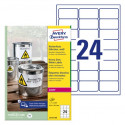 ETIKETE POLIESTER 63,5x33,9mm AVERY ZWECKFORM L4773-100 MAT BELA 100/1