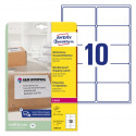 ETIKETE POLIESTER 99,1x57 AWERY ZWECKFORM L7992-25 MAT BELA 25/1