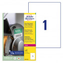ETIKETE POLIETILEN 210x297mm AVERY ZWECKFORM B4775-50 MAT BELA 50/1
