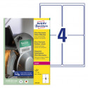 ETIKETE POLIETILEN 99,1x139mm AVERY ZWECKFORM L7915-40 MAT BELA 40/1