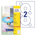 ETIKETE ZA CD 117mm AVERY ZWECKFORM L6043-25 25/1