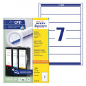 ETIKETE ZA REGISTRATORJE 192x38mm AVERY ZWECKFORM L4760-100 100/1