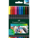 FLOMASTER FINELINER 0,4mm FABER CASTELL GRIP FINEPEN SET 10/1