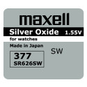 GUMB BATERIJA MAXELL SR-626SW 377