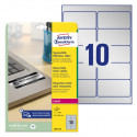 ETIKETE POLIESTER 96x50,8 AVERY ZWECKFORM L6012-20 SREBRNA 20/1