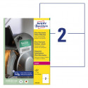 ETIKETE POLIETILEN 210x148mm AVERY ZWECKFORM L7916-40 MAT BELA 40/1