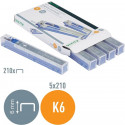 SPONKE PALIČNE LEITZ 5591 K6 26/6 MODRE 5x210 sponk