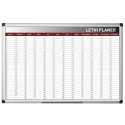 TABLA BELA MAGNETNA LETNI MESEČNI PLANER BI-OFFICE 60x90 cm