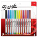 MARKER SHARPIE ULTRA FINE SET 12/1