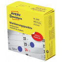 ETIKETE MARKIRNE NA KOLUTU OKROGLE 10mm MODRE ZWECKFORM 3853 800 kos