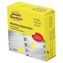 ETIKETE MARKIRNE NA KOLUTU OKROGLE 19mm RUMENE ZWECKFORM 3856 250 kos