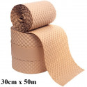 PAPIR MEHURČAST ZAŠČITNI OVOJNI KRAFT 70g 30cm x 50m RJAV