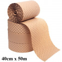 PAPIR MEHURČAST ZAŠČITNI OVOJNI KRAFT 70g 40cm x 50m RJAV