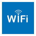 NALEPKA OBMOČJE WIFI 114x114mm APLI 12132