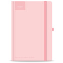 NOTES BLOK Z ELASTIKO A5 ČRTNI STREET NOTES PASTEL PINK