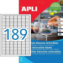 ETIKETE ODLEPLJIVE  25,4x10 APLI 10198 25/1