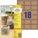 ETIKETE 62x42mm AVERY ZWECKFORM L7110-25 RJAVA 25/1