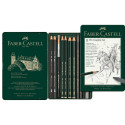 SET GRAFITNIH SVINČNIKOV FABER CASTELL PIT GRAPHITE SET 11 DELNI