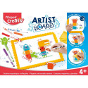 SET KREATIVNI MAGNETNA TABLA  MAPED CREATIVE ARTIST BOARD MAGNETIC ERASABLE