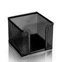 STOJALO ZA LISTKE 9,5x9,5x7,5cm KOVINSKO MREŽASTO OPTIMA ČRNO