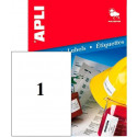 ETIKETE POLIESTER 210x297 A4 APLI 11919 MAT PROZORNE 100/1