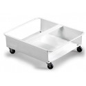VOZIČEK ZA KOŠ PRAVOKOTEN DVOJNI DURABLE DURABIN 60L 6670 BEL